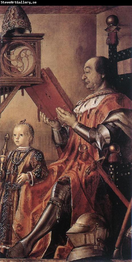 BERRUGUETE, Pedro Prince Federico da Montefeltro and his Son